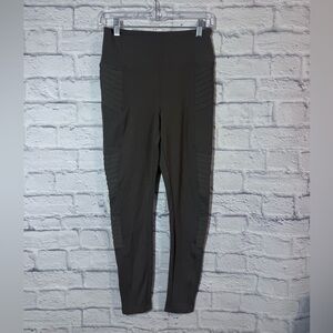 Athleta Brown Delancey Moto Tight, sz Small